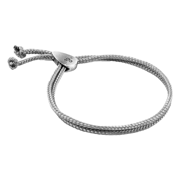 Pembroke Silver and Rope Bracelet