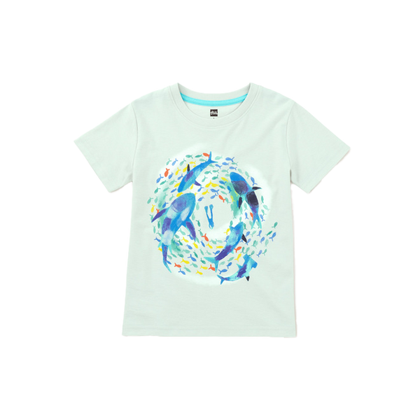 Sharks & Diver Graphic Tee