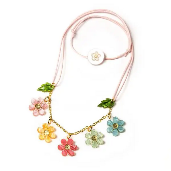 Colorful Flowers Necklace