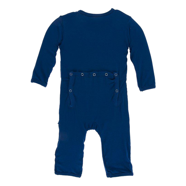 Solid Coverall with Zipper