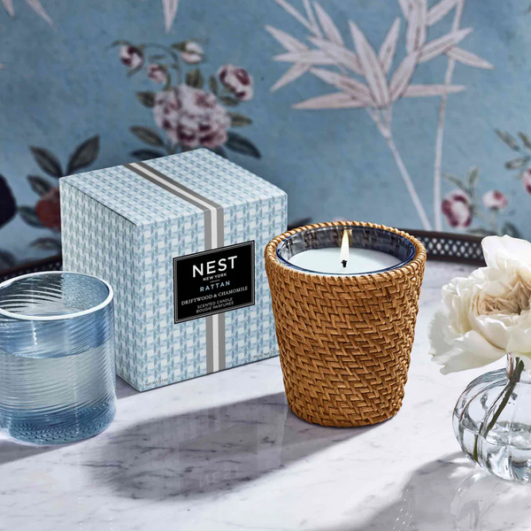 Rattan Driftwood & Chamomile Classic Candle - Wellness Collection