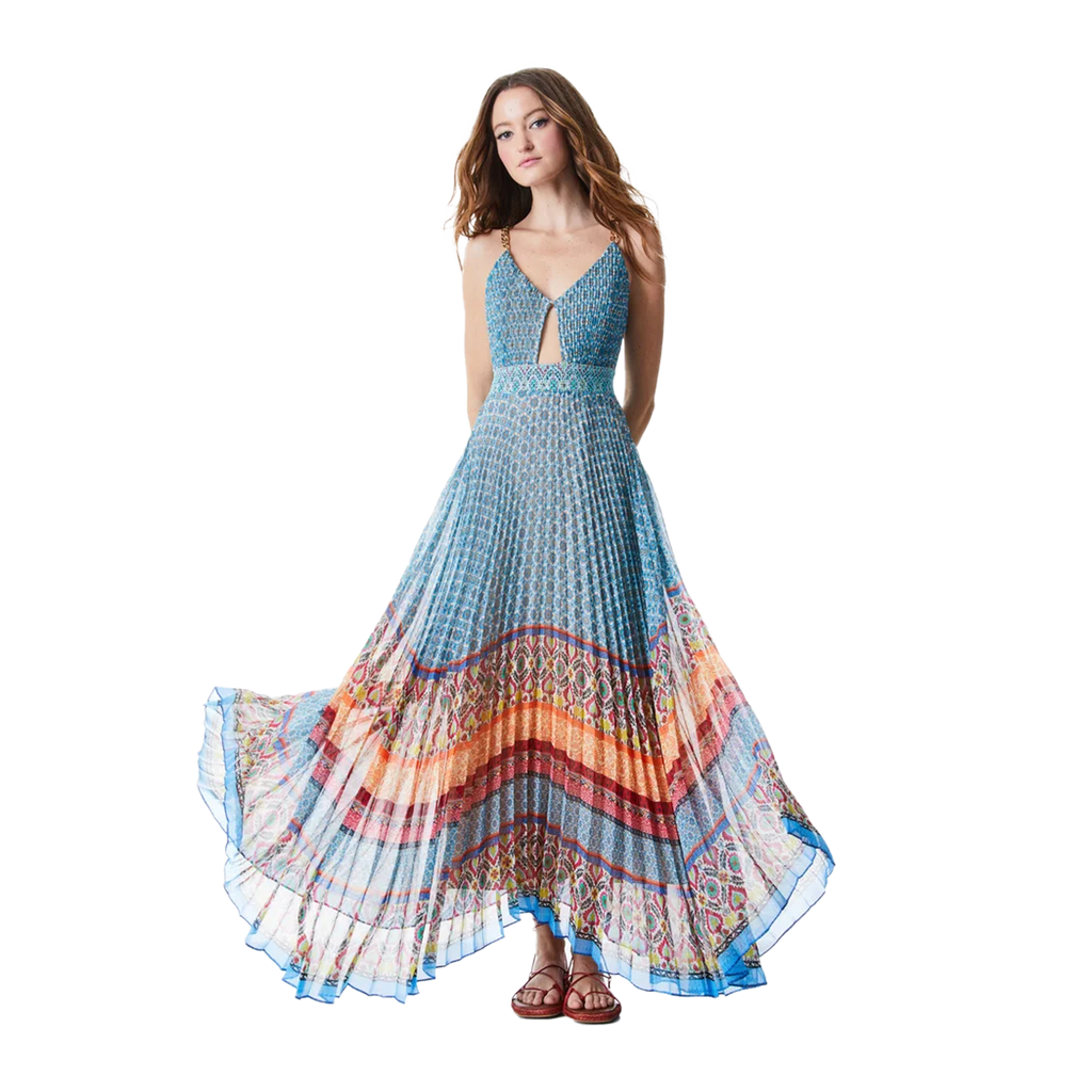 maxi dress with chain straps Gloria Chain Strap Maxi Dress – The Gold Parrot
