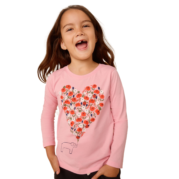 Elephant Heart Graphic Tee