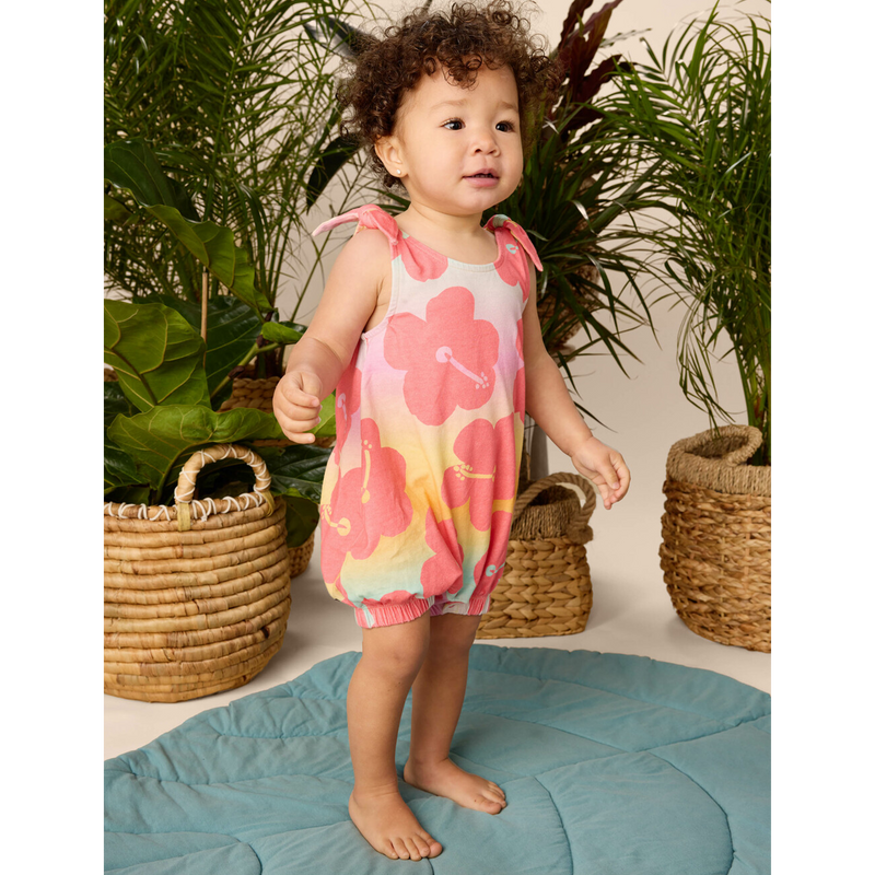 Tie Shoulder Baby Romper