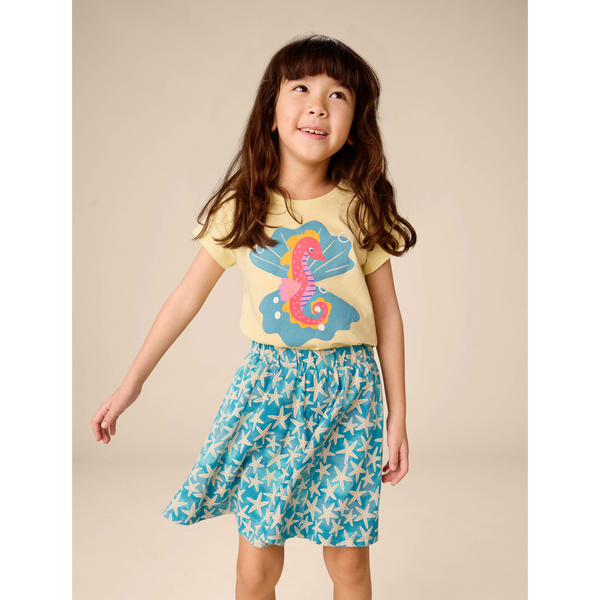 Seahorse & Pearls Graphic Tee