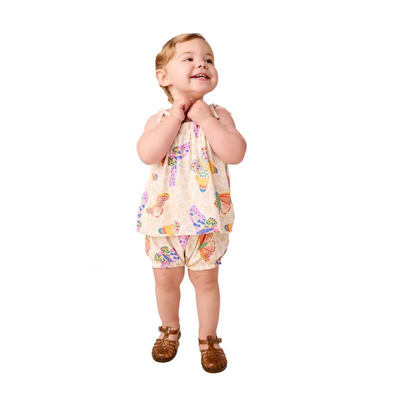 Tie Shoulder Baby Set