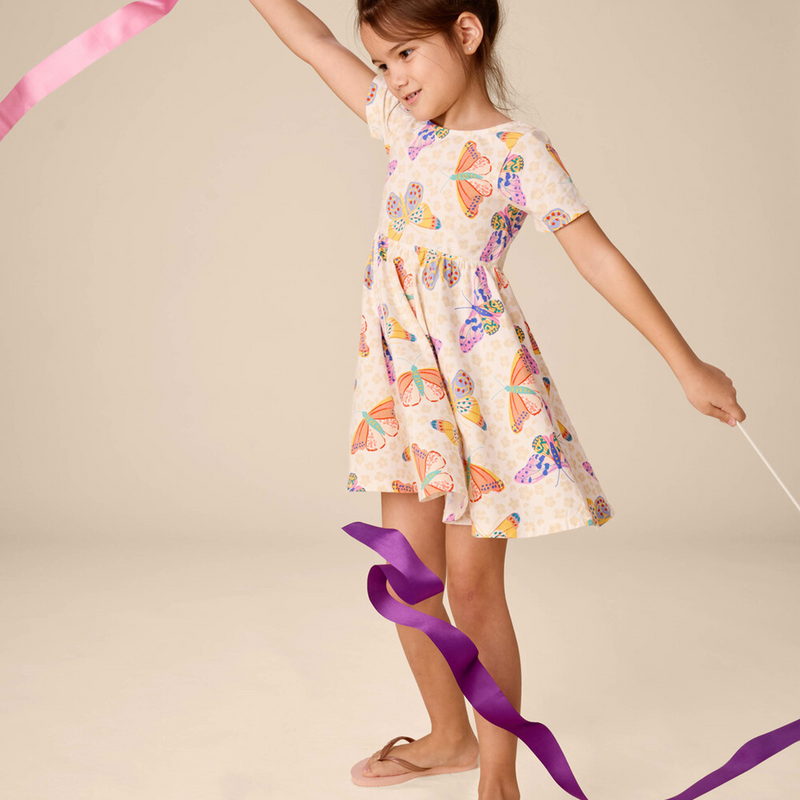 Twist Back Ballet Dress