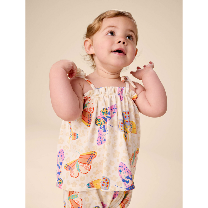 Tie Shoulder Baby Set