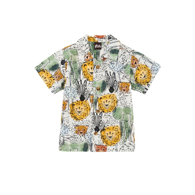 Printed Camp Shirt