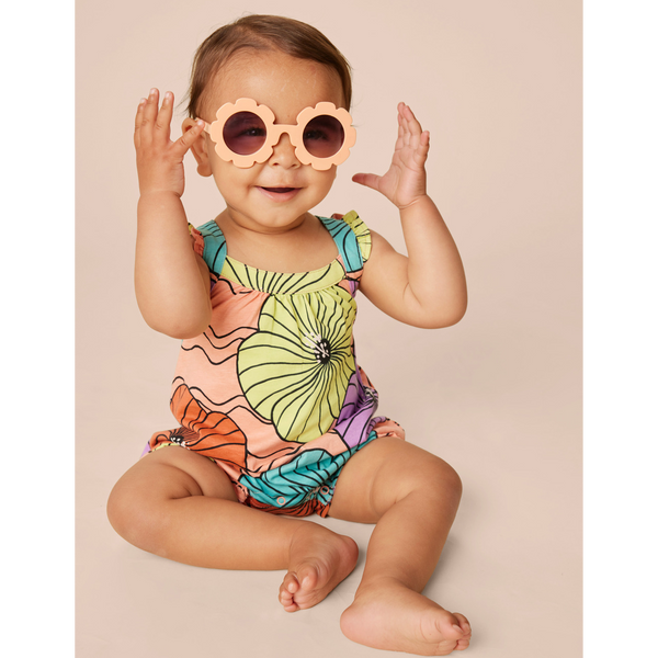 Cross-Back Baby Romper