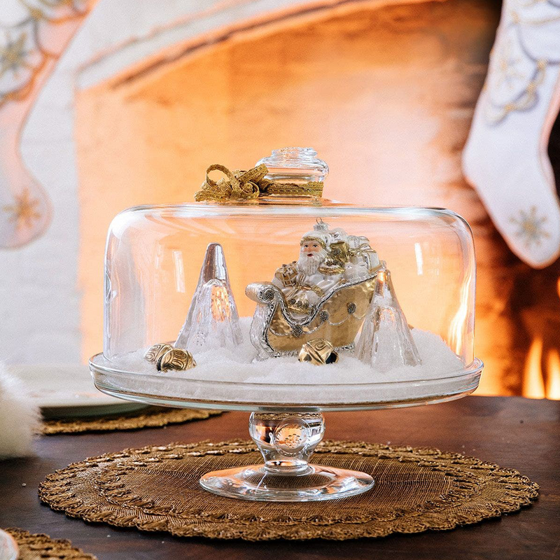 Berry & Thread Glass Cake Pedestal