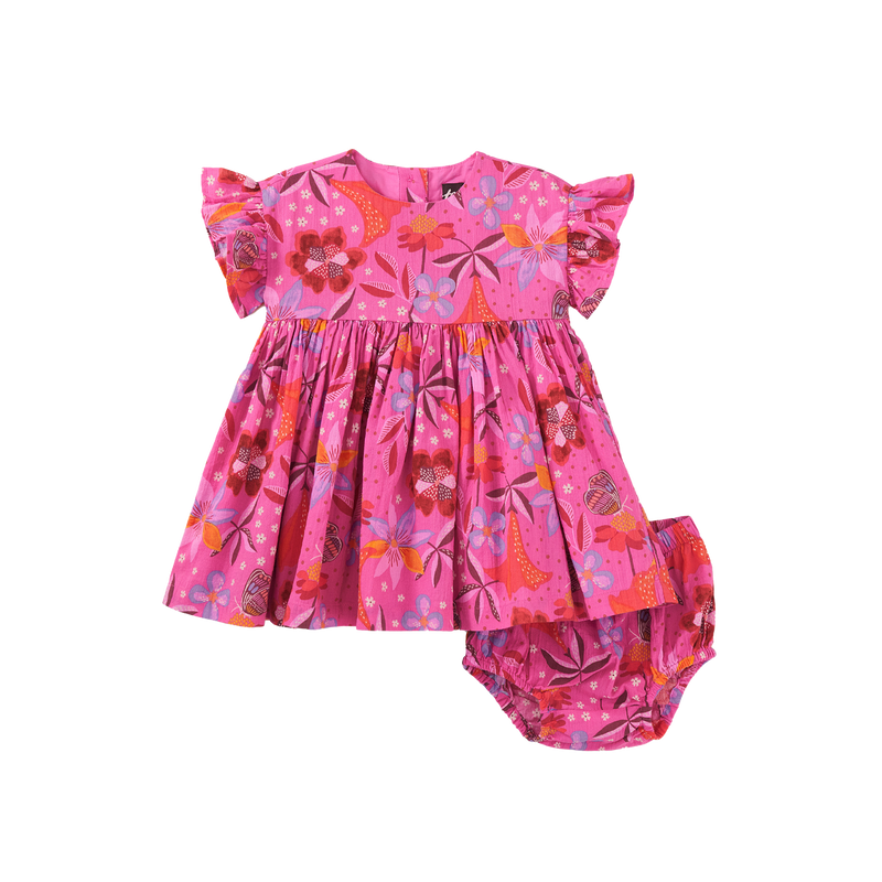 Ruffle Sleeve Baby Dress Set