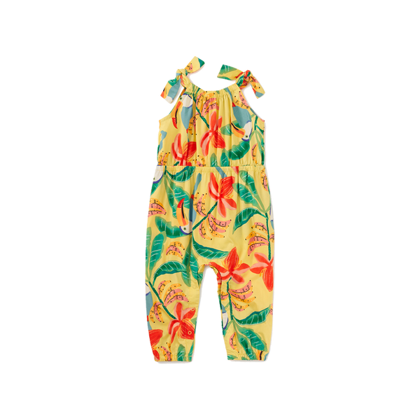 Tie Shoulder Baby Romper