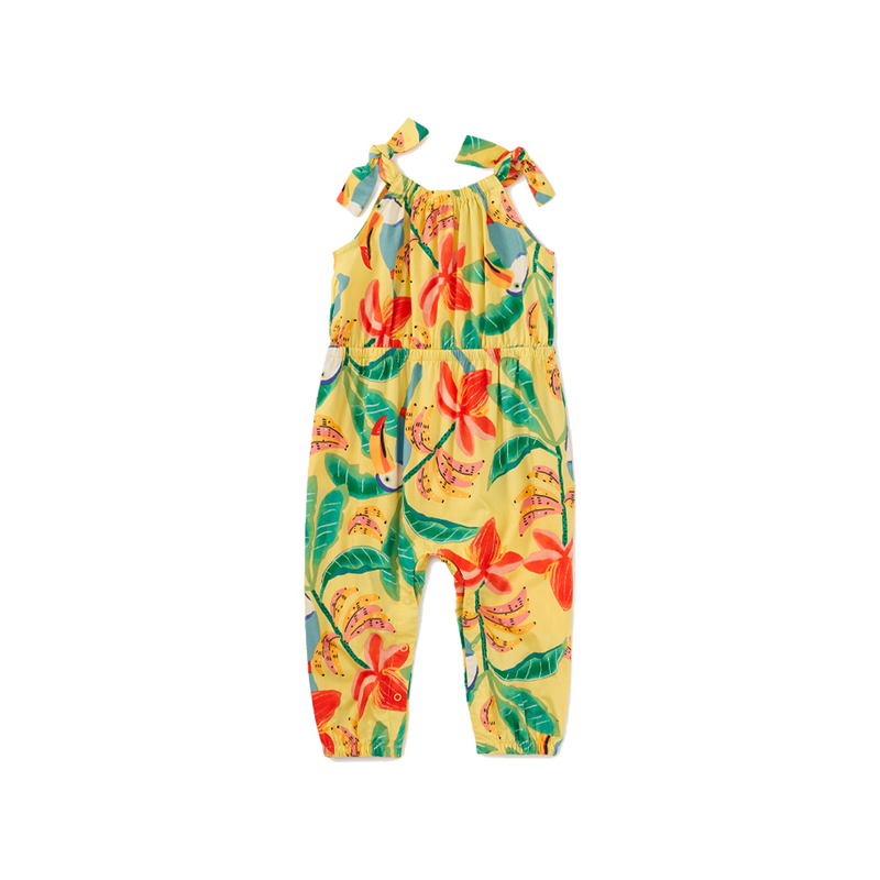 Tie Shoulder Baby Romper