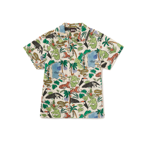 Printed Camp Shirt