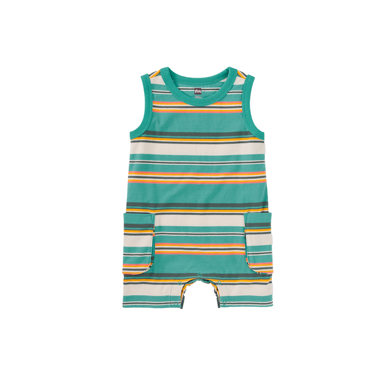 Cargo Pocket Tank Baby Romper