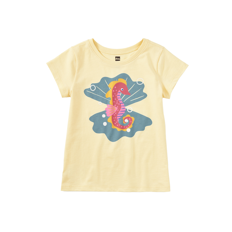 Seahorse & Pearls Graphic Tee