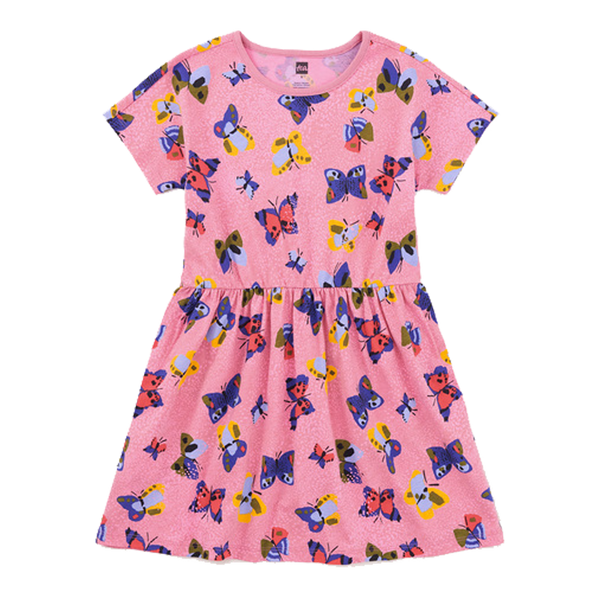 Short Sleeve Twirl Dress