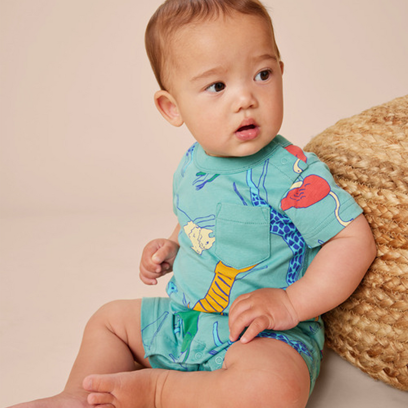 Pocket Shortie Baby Romper