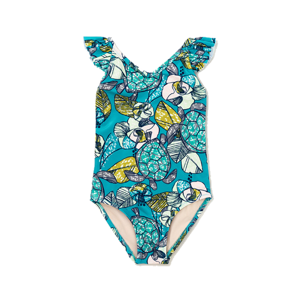 Ruffle One-Piece Swimsuit