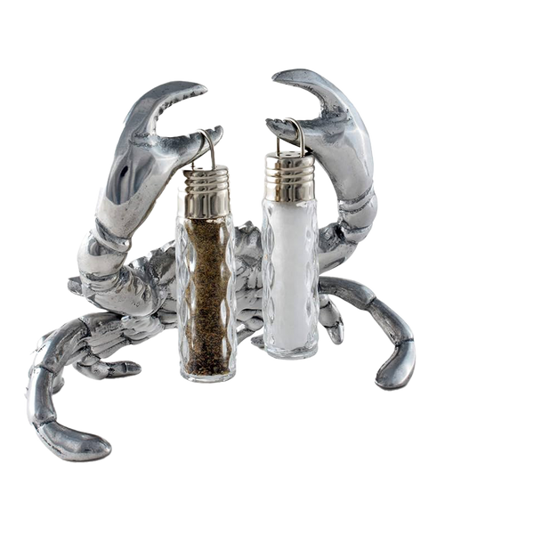 Salt & Pepper Set - Crab Hanging