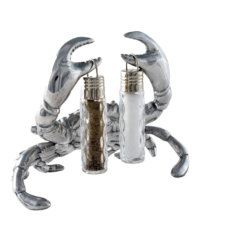 Salt & Pepper Set - Crab Hanging