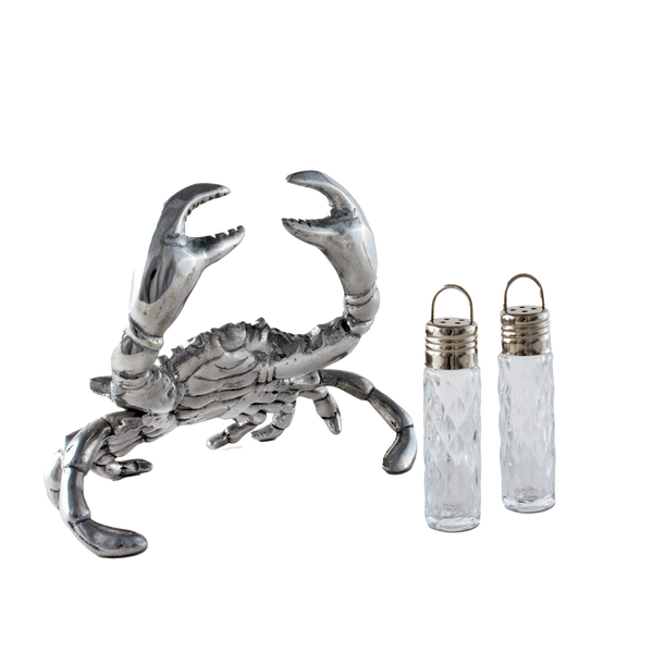 Salt & Pepper Set - Crab Hanging