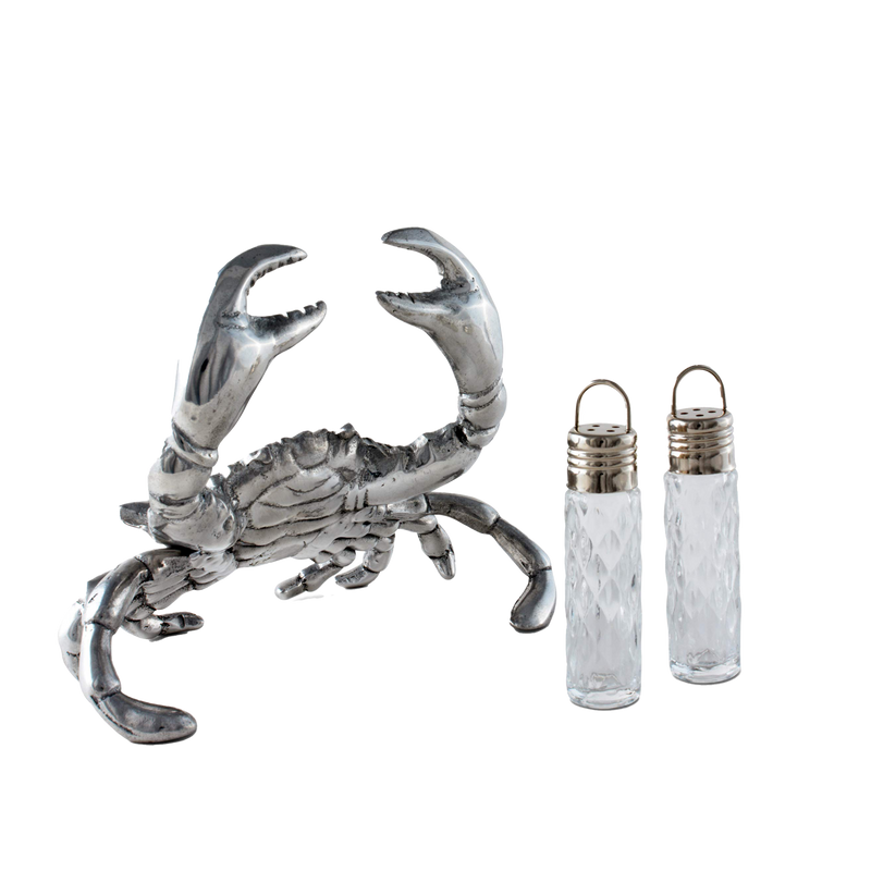 Salt & Pepper Set - Crab Hanging