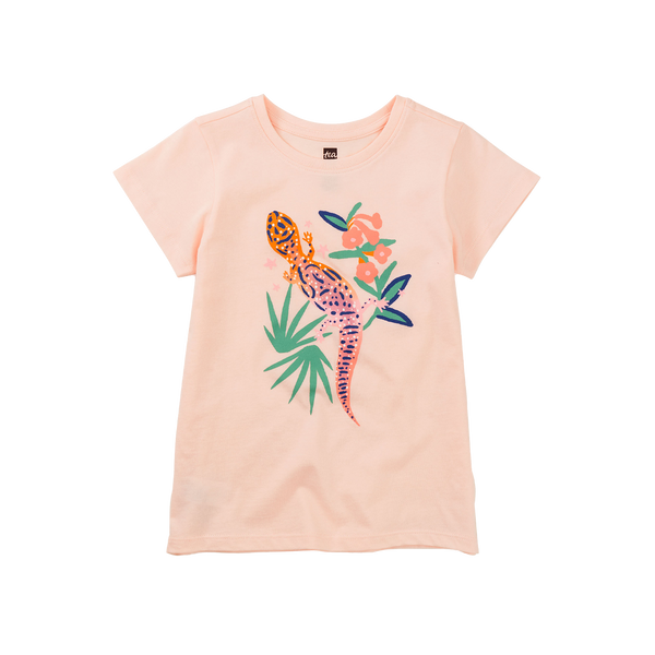 Lizard & Flowers Graphic Tee