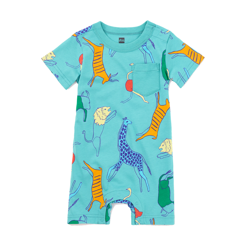Pocket Shortie Baby Romper