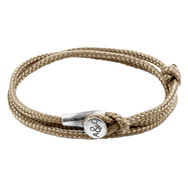 Dundee Silver Rope Bracelet