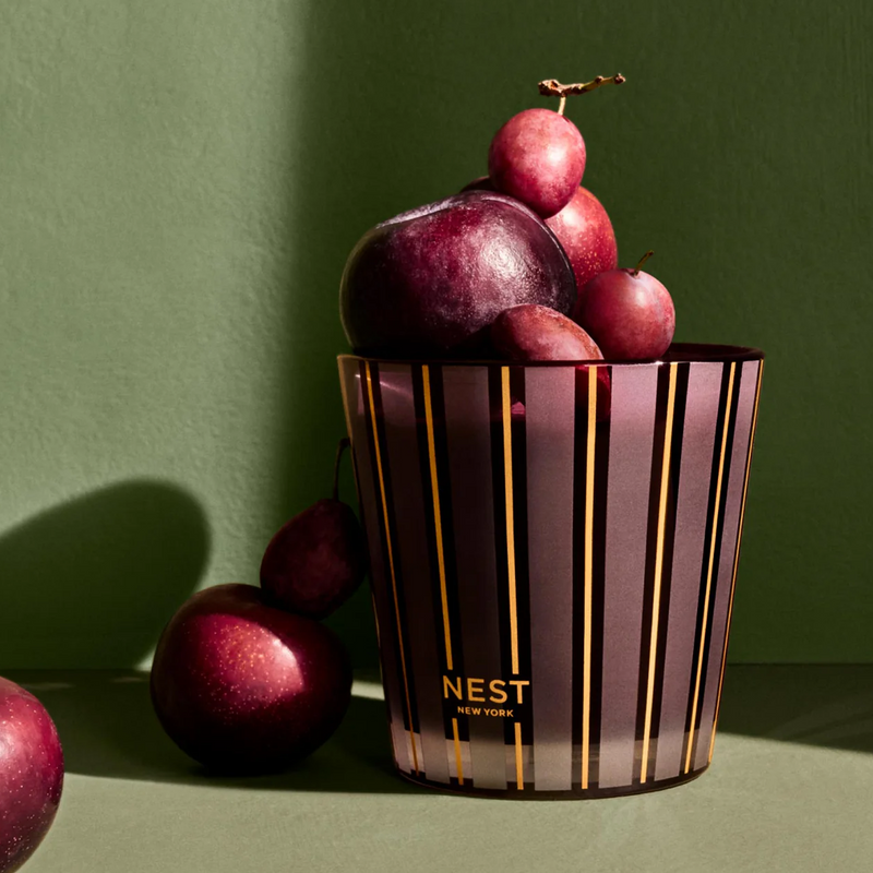 Autumn Plum 3-Wick Candle