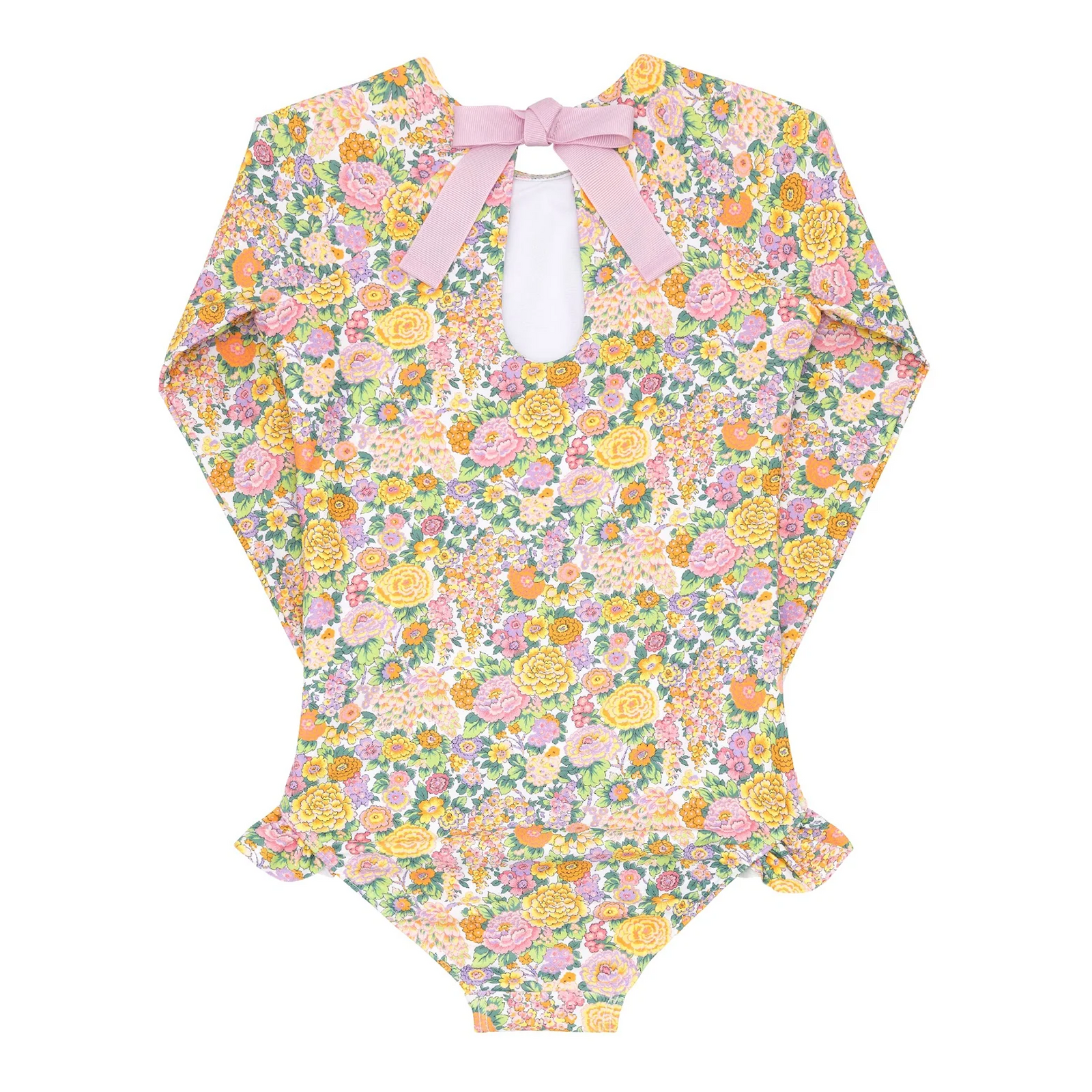 Rosé charm cotton race mini onepiece Floral Pink Baby Convertible Sleeper | Vintage Pink Rose