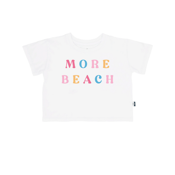 More Beach Crop Tee