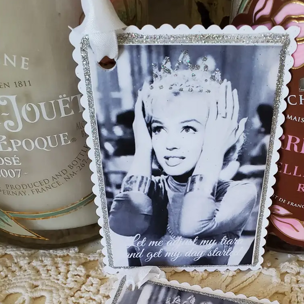 Marilyn Monroe Gift Tag Let Me Adjust My Tiara