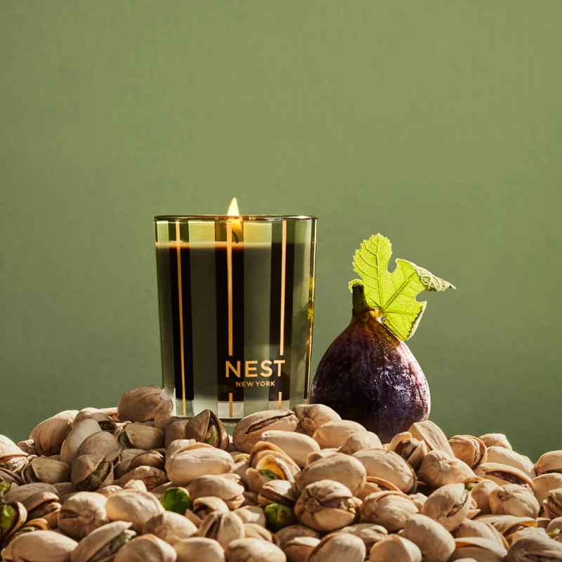 Pistachio & Wild Fig Votive Candle