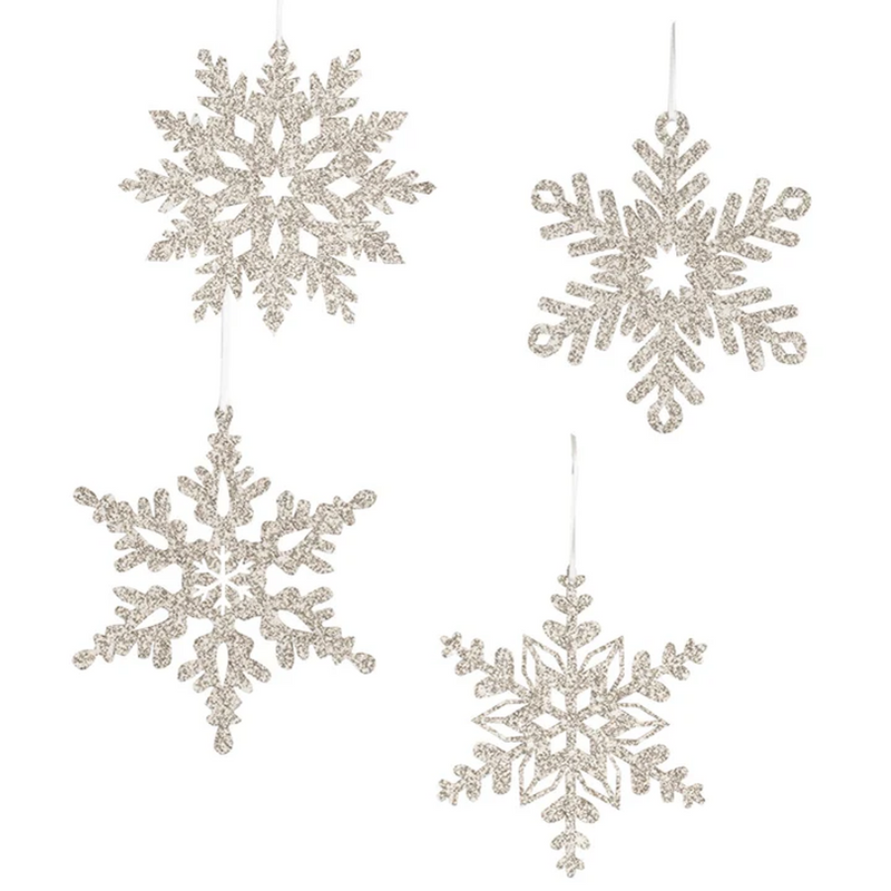 Platinum Snowflake Small Ornament