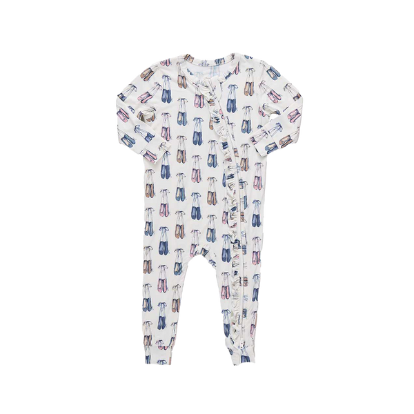 Baby Girls Ruffle Bamboo Romper