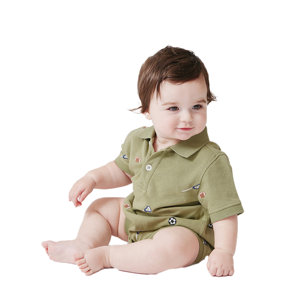 Baby Boys Alec Jumper - Sports Embroidery