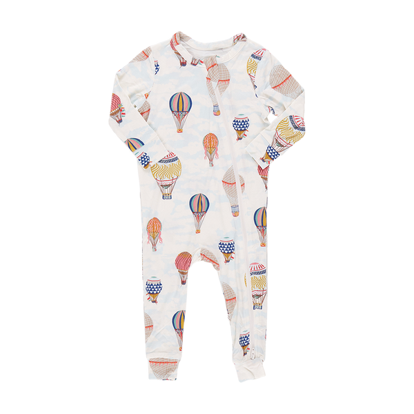 Baby Bamboo Romper - Hot Air Balloons