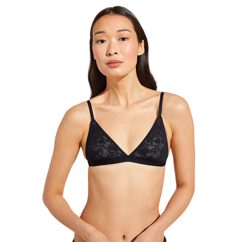 Soft Stretch Recycled Lace Triangle Bralette