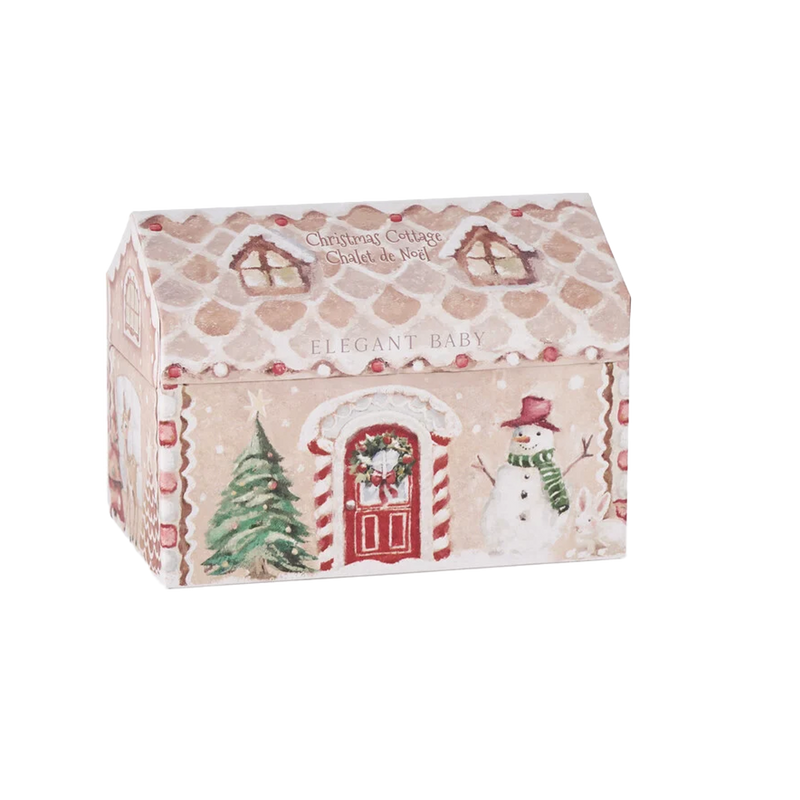 Christmas Cottage Socks In Gift Box - 6PK