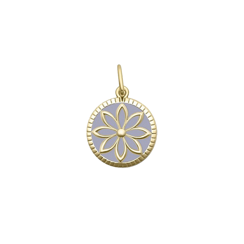 Daisy All Gold Pendant