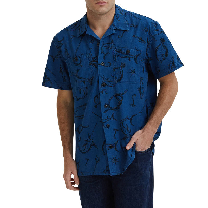 Rustic Short Sleeve Camp Shirt