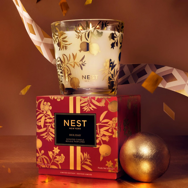 Holiday Decorative 3-Wick Candle
