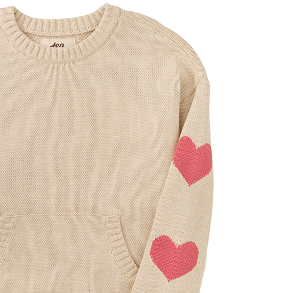 Heart Sleeve Sweater