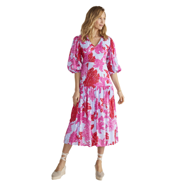 Vineyard Vines Kentucky Derby Roses Maxi Dress
