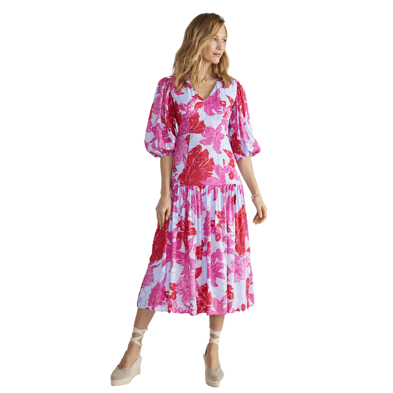Vineyard Vines Kentucky Derby Roses Maxi Dress