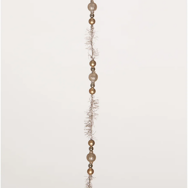 Silver and Gold Bead Garland