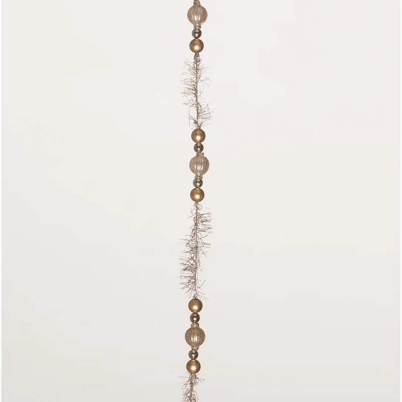 Silver and Gold Bead Garland
